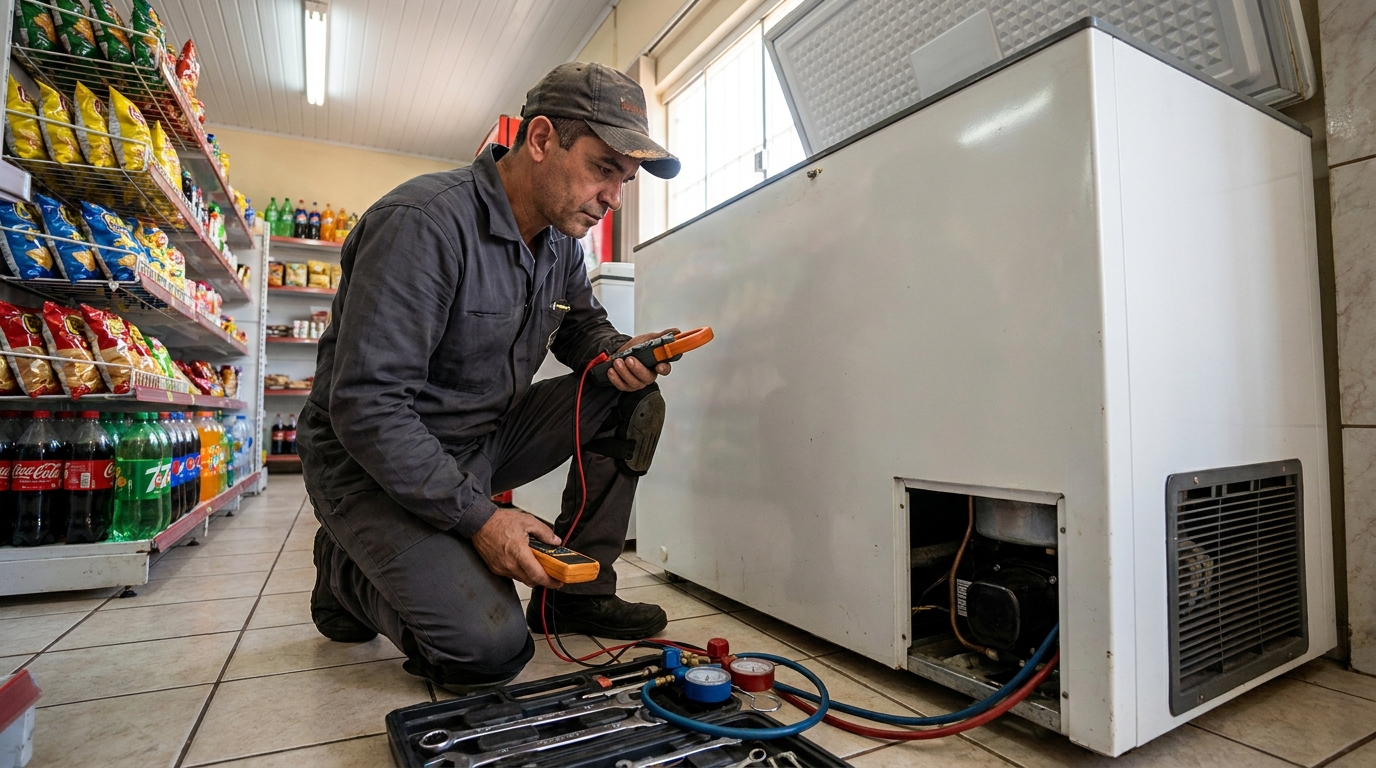 Conserto de placa eletrônica de freezer em Zona Sul‑SP
